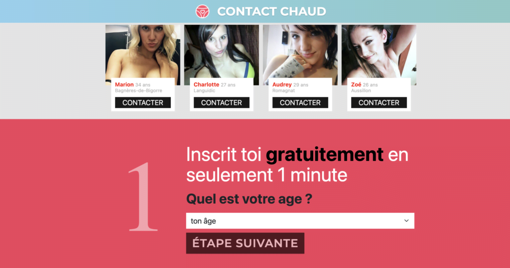info rencontre site plan cul gratuit