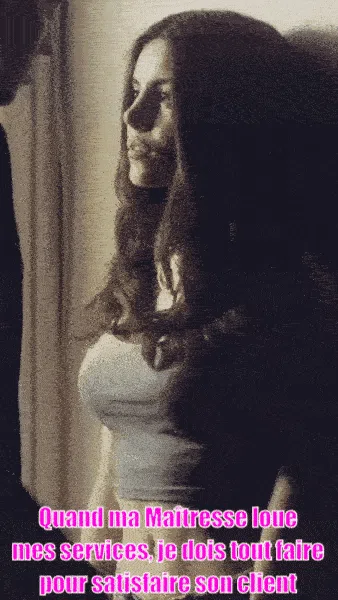 gif BDSM femme soumise