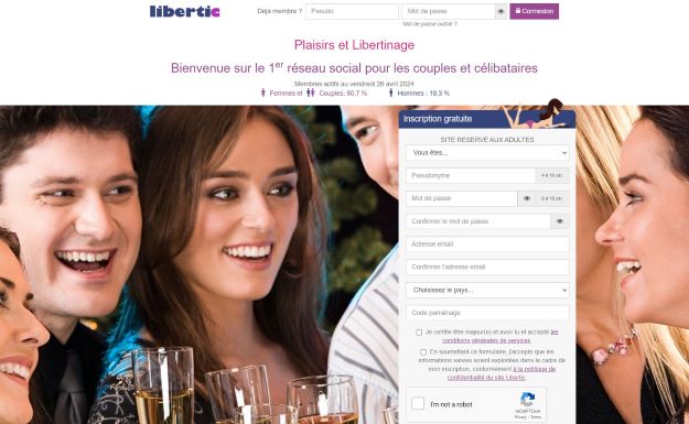 Libertic site de rencontres libertines couples 2026