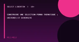 Construire une sélection porno thématique : critères et diversité